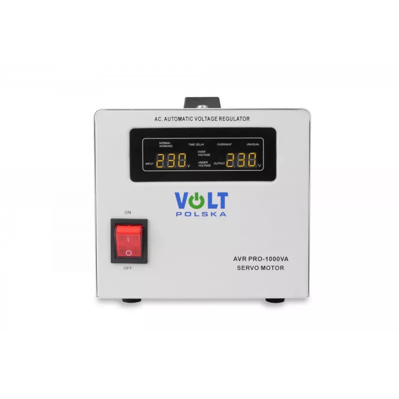 Volt Polska AVR Pro 1000VA Serwo Stabilizator Napięcia z Dokładnością 3%
