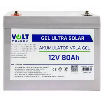 Volt Polska Gel VPRO 12V 80Ah Battery