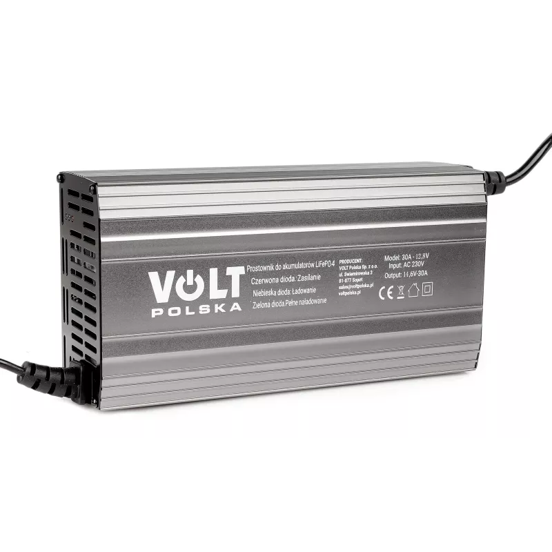 VOLT POLSKA LiFePO4 Battery Charger 12V 30A