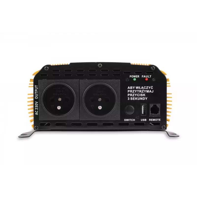 Volt Polska Sinus Plus 1200 Falownik czysta sinus 24V na 230V 600W/1200W