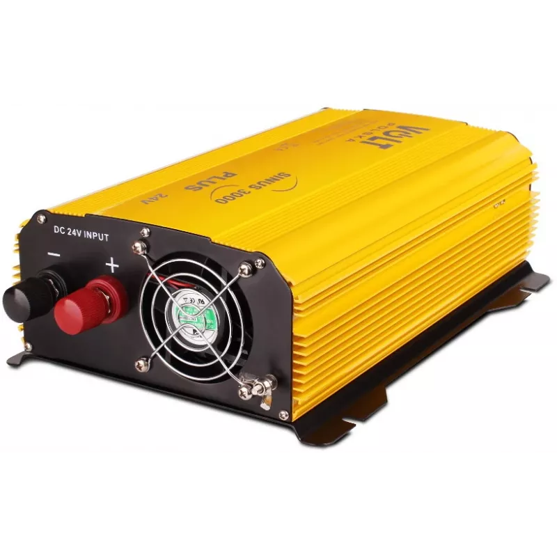 VOLT POLSKA SINUS PLUS 3000 Przetwornica napięcia czysta sinus 24V na 230V 1500W/3000W z pilotem