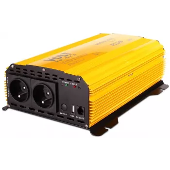 VOLT POLSKA SINUS PLUS 3000 Przetwornica napięcia czysta sinus 24V na 230V 1500W/3000W z pilotem