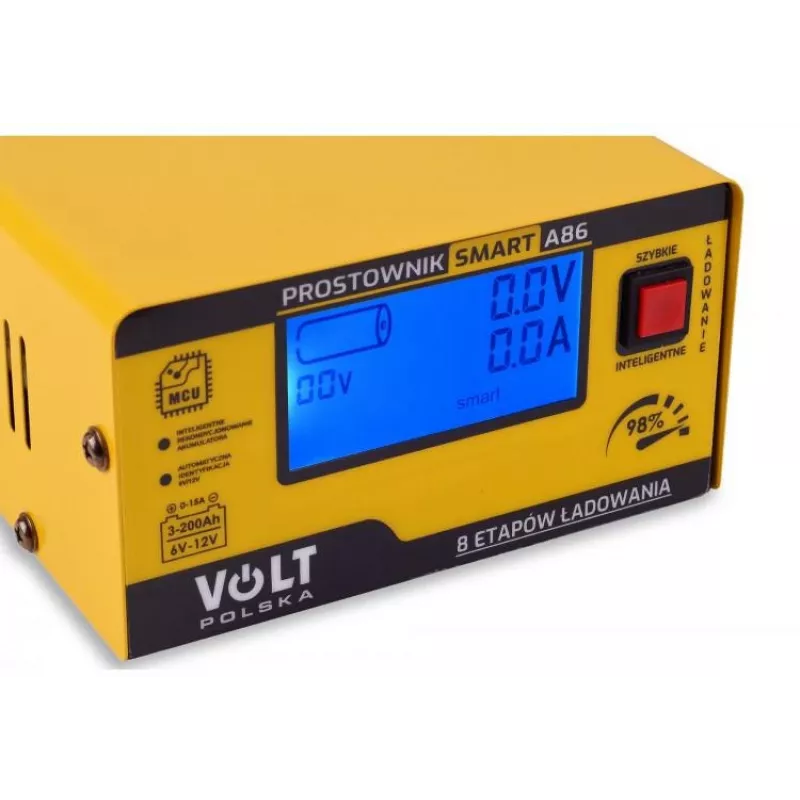 VOLT POLSKA Smart Volt Battery Charger 6V/12V 15A - Model 29459