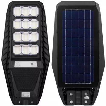 VOLT POLSKA Lampa solarna PIONEER 240 z panelem słonecznym 15W i pilotem