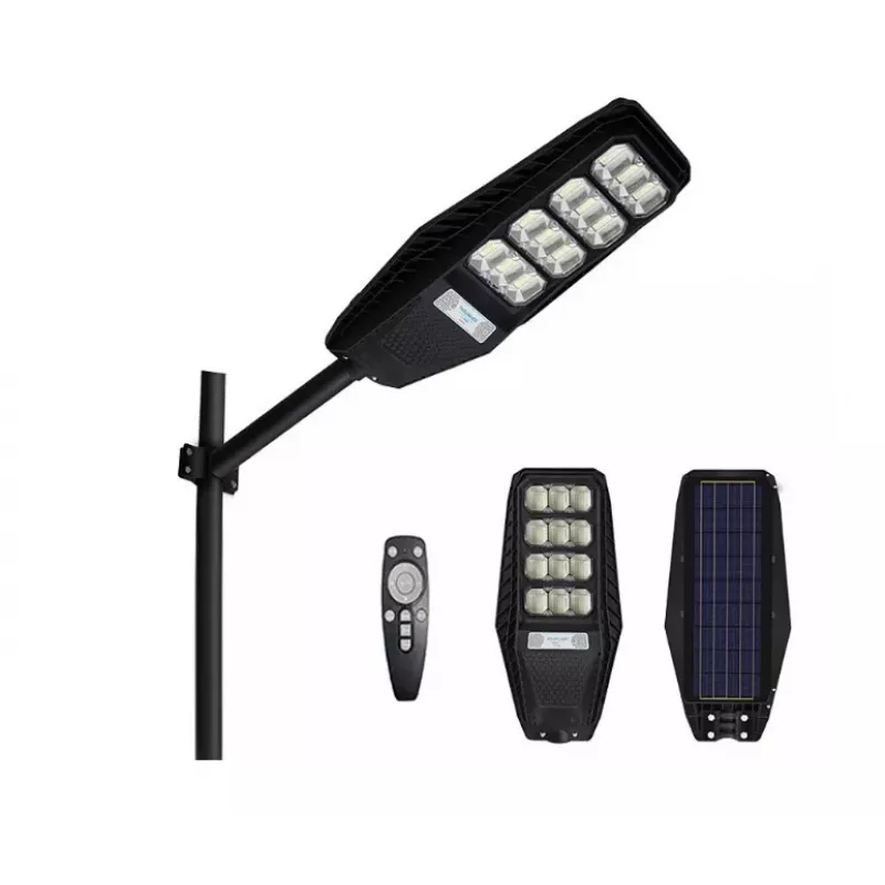 VOLT POLSKA Lampa solarna PIONEER 240 z panelem słonecznym 15W i pilotem