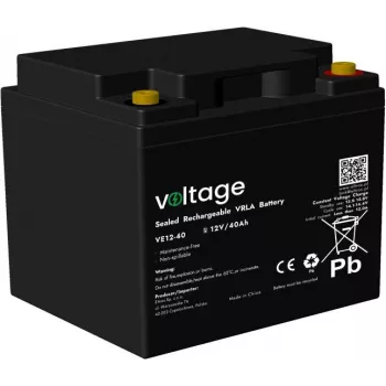 Akumulator AGM Voltage 12V 40Ah VE12-40 (żywotność 6-9 lat)