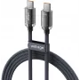 VOLTAGE PureCrystal 100W USB-C na USB-C kabel PD 1m czarny