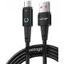 VOLTAGE VEKA66AC100BK PowerAngle 66W PD USB-A do USB-C Kabel 1m Czarny