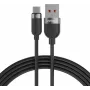 VOLTAGE VEKS66AC100BK USB-A do USB-C Silikonowy kabel 66W PD 100cm Czarny