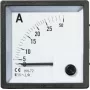 VOLTCRAFT AM-72X72/25A analogowy miernik panelowy, żelazowy, 0-25 A AC, 72x72 mm, klasa 1.5