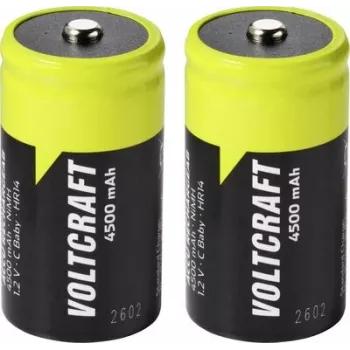 VOLTCRAFT Baby (C) akumulator NiMH 4500 mAh 1,2 V gotowy do użycia, 2 szt. VC-17275485
