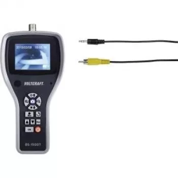 VOLTCRAFT BS-1500T Jednostka bazowa endoskopu z 3,5-calowym wyświetlaczem TFT LCD, rejestracją wideo i zdjęć, wyjściem TV, slotem na kartę SD, 4x zoomem cyfrowym, LED