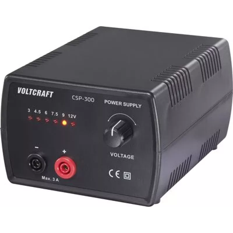 VOLTCRAFT CSP-300 Uniwersalny zasilacz impulsowy, przełączany 3-12 V DC, 3 A maks., 36 W, 1 wyjście, zasilany sieciowo VC-17192775
