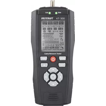 VOLTCRAFT KT-300 Tester kabli VC-17497100 do telekomunikacji i sieci