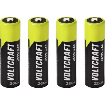 VOLTCRAFT Mignon AA NiMH akumulator 2650 mAh 1,2 V gotowy do użycia, 4 szt. VC-17275465