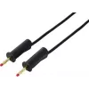 VOLTCRAFT MSB-132 1m czarny przewód pomiarowy z wtykami 4mm stackable do wtyków 4mm stackable VC-18709985