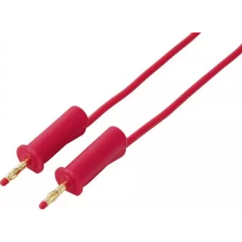 VOLTCRAFT MSB-132 1m czerwony przewód testowy 4mm wtyk do 4mm wtyk 10A 1000V CAT II VC-18709980