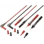 VOLTCRAFT MSL-820 Przewody testowe Premium PVC, pozłacane styki, 1,2 m, 1 para (czerwony/czarny) VC-17312685
