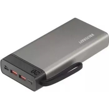 VOLTCRAFT PB-20-PD3.0 Power Bank 20000 mAh Power Delivery LiPo szaro-czarny VC-12918120