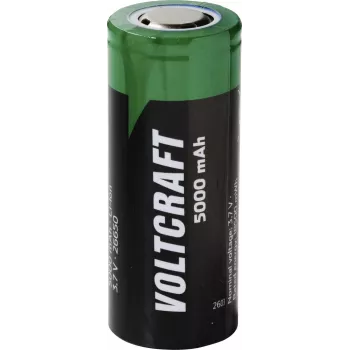 VOLTCRAFT Bateria specjalna 26650 Flat-Top Li-Ion 3,7 V 5000 mAh 1 szt. (VC-17666010)