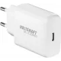 Voltcraft UC-1C20W01 ładowarka ścienna USB-C GaN 20 W PD 3.0 biała