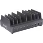Voltcraft UC-240W01 240W 10-portowa stacja ładująca USB z 6x USB-C PD i 4x USB-A QC, czarna