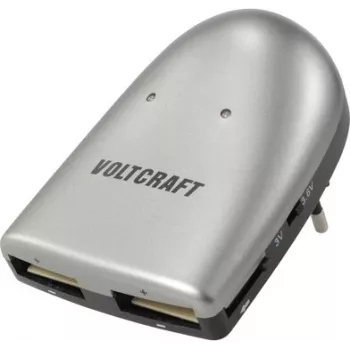 Ładowarka do ogniw guzikowych Li-Ion VOLTCRAFT VC-15228900, 2 gniazda, 3/3,6 V, ochrona przed przeładowaniem