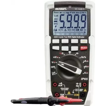 VOLTCRAFT VC-440 E-ISO cyfrowy multimetr IP65 CAT III 1000V CAT IV 600V 6000 Counts True RMS