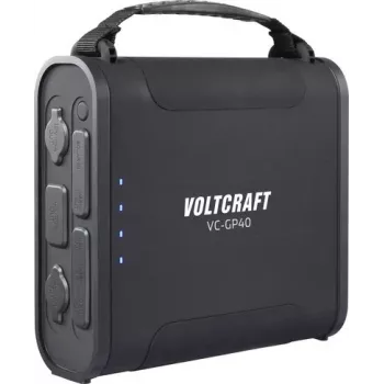 Voltcraft VC-GP40 Powerbank 144000 mAh LiFePO4 USB-PD 100W Czarny latarka LED