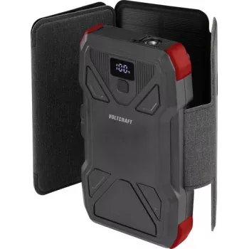 VOLTCRAFT VC-SPB-20.000 Powerbank solarny 20000 mAh z panelem słonecznym 1,5 W, wyjście 3 A, IP65, czarny VC-14456835