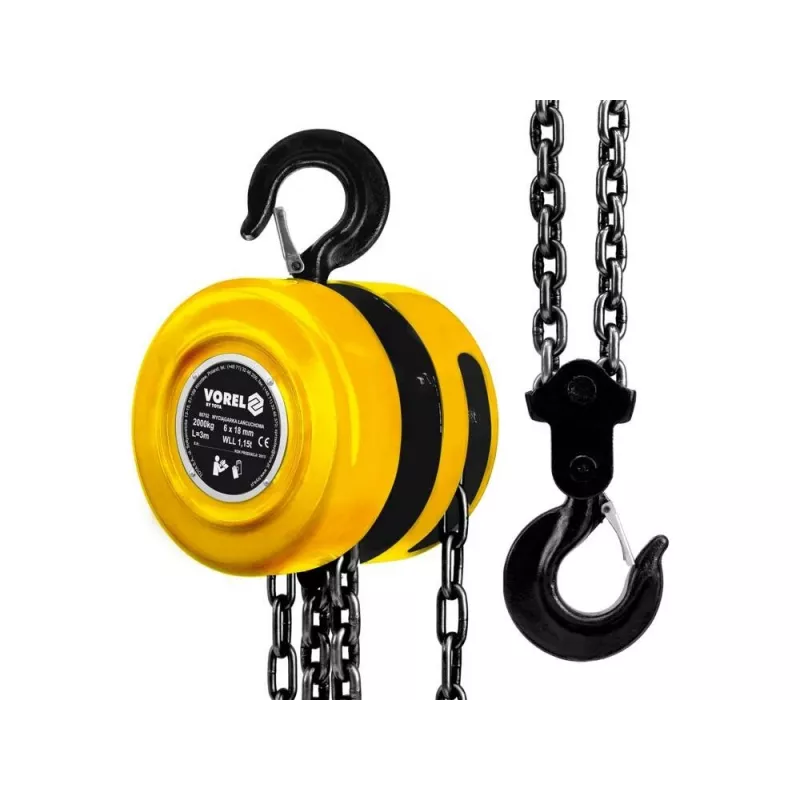 VOREL Chain Winch 2T 80752
