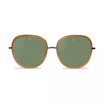 Okulary przeciwsłoneczne Vuarnet VL1629 dla kobiet - oprawka acetatowa, soczewki mineralne, szerokość soczewki 53 mm, mostek 17 mm, zauszniki 145 mm - ochrona UV400