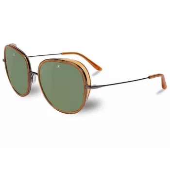 Okulary przeciwsłoneczne Vuarnet VL1629 dla kobiet - oprawka acetatowa, soczewki mineralne, szerokość soczewki 53 mm, mostek 17 mm, zauszniki 145 mm - ochrona UV400