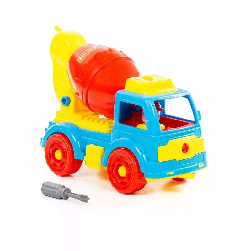 WADER POLESIE Betoniarka Transport Klocki DIY 29 Elementów 84804