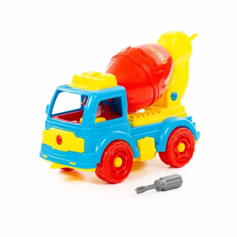 WADER POLESIE Betoniarka Transport Klocki DIY 29 Elementów 84804