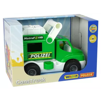 WADER POLESIE Police Car ConsTruck Green 41906