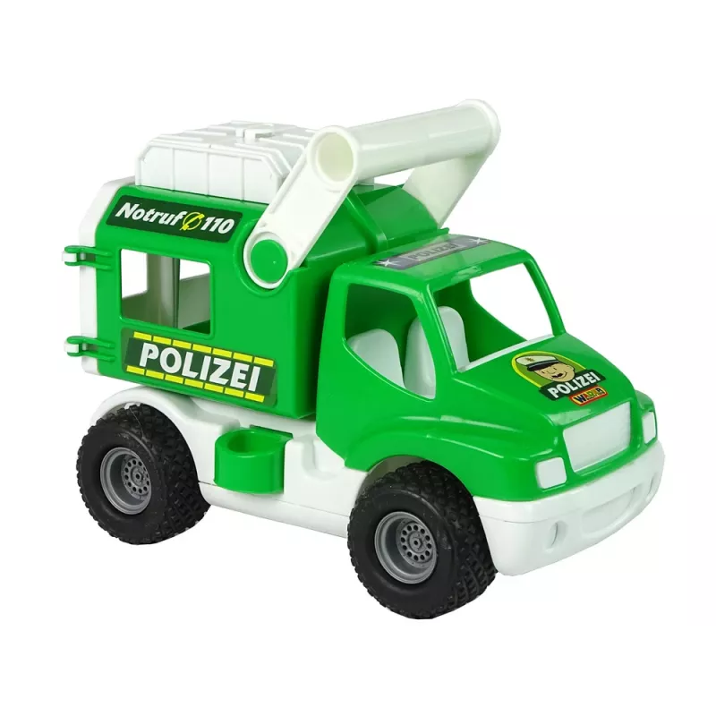 WADER POLESIE Police Car ConsTruck Green 41906