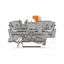 WAGO 2002-1671 2-przewodowy rozłączno-pomiarowy zacisk przyłączeniowy z technologią Push-in CAGE CLAMP, szary