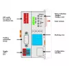 WAGO 750-348 ECO Sprzęgacz magistrali CANopen, D-sub 9-pin, 24 VDC, szyna DIN, szary