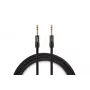 Warm Audio PREM-TRS-3 kabel patch TRS 6,35 mm serii Premier, 0,9 m, pozłacany, podwójnie ekranowany Reussen, czarny