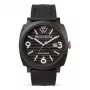 Zegarek damski WATCHPEOPLE 700994 Analogowy Kwarcowy 45mm Czarna Tarcza Skórzany Pasek