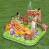 Wodny plac zabaw z dinozaurami i wulkanem z piłkami Bestway 53172