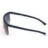 WEB EYEWEAR MAN Okulary przeciwsłoneczne WE0221-91X Prostokątne Acetat Czarna Oprawka Szare Szkła 54mm