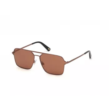 WEB EYEWEAR MAN WE0261-6036E Okulary przeciwsłoneczne Oprawka Havana/Brąz Acetat Soczewka zielona poliwęglan 60/14/145 mm