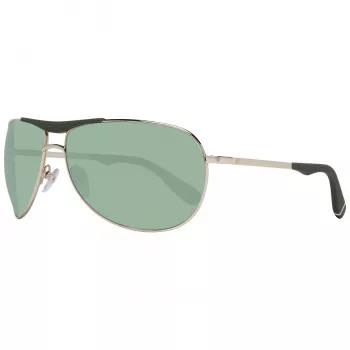 WEB EYEWEAR MAN WE0296-6632P Polaryzowane okulary przeciwsłoneczne prostokątne czarno-szare 66/14/125 mm