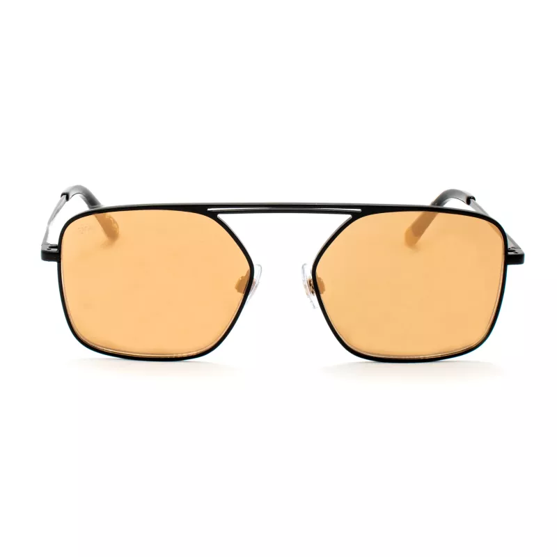 WEB EYEWEAR Okulary przeciwsłoneczne męskie WE0209-02G Havana Acetate Green Polycarbonate Lens 53mm