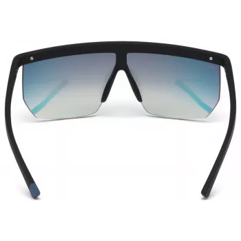Okulary przeciwsłoneczne WEB EYEWEAR męskie WE0221-02Z czarna oprawka acetatowa szare soczewki UV400