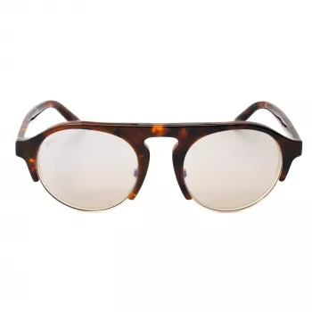 WEB EYEWEAR Okulary przeciwsłoneczne męskie WE0224-52G Havana Acetate Green Polycarbonate UV400 52mm