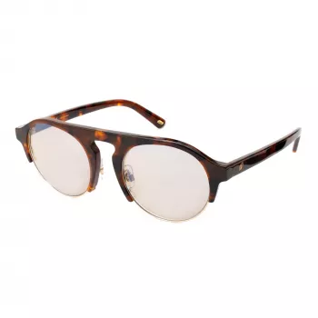 WEB EYEWEAR Okulary przeciwsłoneczne męskie WE0224-52G Havana Acetate Green Polycarbonate UV400 52mm