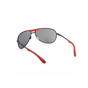 Okulary przeciwsłoneczne WEB EYEWEAR męskie WE0296-6602A czarno-szare 66/14/125 mm